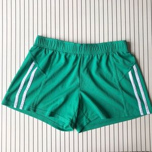 Champion green athletic shorts, size S